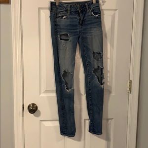 American Eagle mid rise skinny jeans